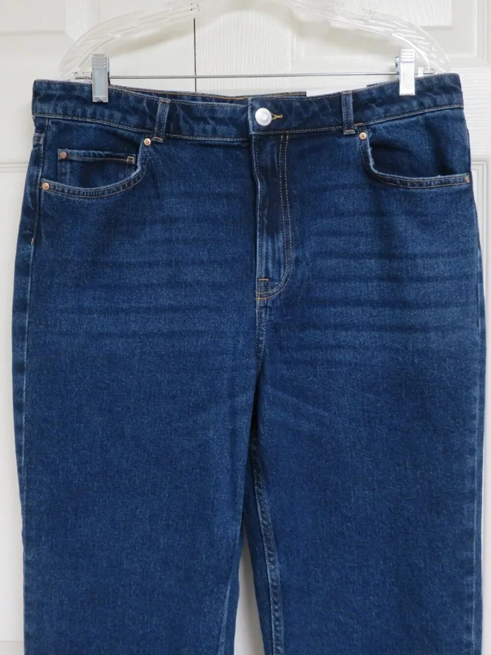 H&M 16 Straight Fit High Waist Ankle Jeans - Picture 2 of 5